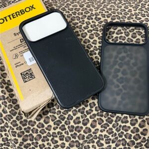 OtterBox Symmetry Series Black iPhone Case with Camera Cover iPhone 17 pro max